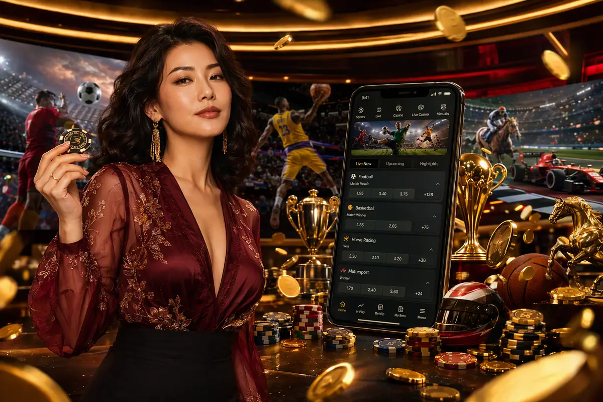 zz44 Live Dealer Baccarat Table